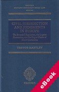 Cover of Civil Jurisdiction and Judgments in Europe: The Brussels I Regulation, the Lugano Convention, and the Hague Choice of Court Convention (eBook)