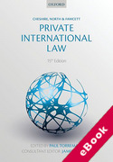 Cover of Cheshire, North & Fawcett: Private International Law (eBook)