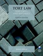 Cover of Tort Law: Text, Cases and Materials