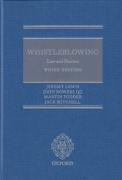 Cover of Whistleblowing: Law and Practice