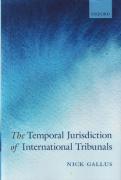 Cover of The Temporal Jurisdiction of International Tribunals