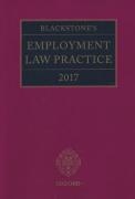 Cover of Blackstone's Employment Law Practice 2017