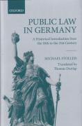Cover of Public Law in Germany: A Historical Introduction from the 16th to the 21st Century