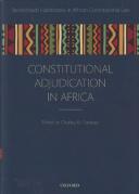 Cover of Constitutional Adjudication in Africa