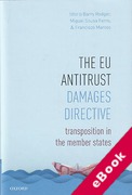 Cover of The EU Antitrust Damages Directive (eBook)