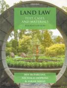 Cover of Land Law: Text Cases and Materials