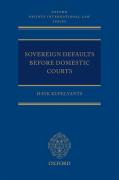Cover of Sovereign Defaults Before Domestic Courts