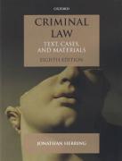 Cover of Criminal Law: Text, Cases and Materials