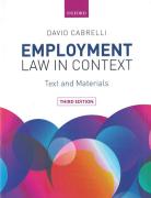 Cover of Employment Law in Context: Text and Materials