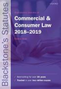 Cover of Blackstone's Statutes on Commercial & Consumer Law 2018-2019