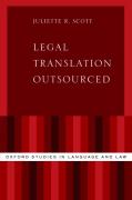 Cover of Legal Translation Outsourced