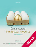 Cover of Contemporary Intellectual Property: Law and Policy (eBook)