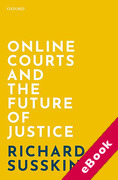 Cover of Online Courts and the Future of Justice (eBook)