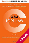 Cover of Concentrate Questions and Answers: Tort Law (eBook)