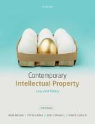 Cover of Contemporary Intellectual Property: Law and Policy