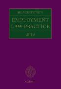 Cover of Blackstone's Employment Law Practice 2019