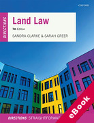 Cover of Land Law Directions (eBook)