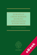 Cover of European Cross-Border Banking and Banking Supervision (eBook)
