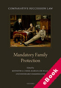 Cover of Comparative Succession Law, Volume III: Mandatory Family Protection (eBook)