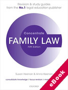 Cover of Concentrate: Family Law - Revision and Study Guide (eBook)