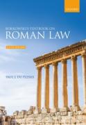 Cover of Borkowski's Textbook on Roman Law