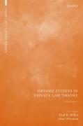 Cover of Oxford Studies in Private Law Theory: Volume I