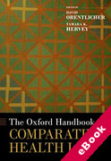 Cover of The Oxford Handbook of Comparative Health Law (eBook)