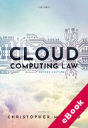 Cover of Cloud Computing Law (eBook)