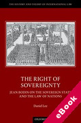 Cover of The Right of Sovereignty: Jean Bodin on the Sovereign State and the Law of Nations (eBook)