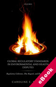 Cover of Global Regulatory Standards in Environmental and Health Disputes: Regulatory Coherence, Due Regard, and Due Diligence (eBook)