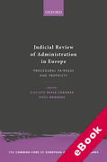 Cover of Judicial Review of Administration in Europe (eBook)