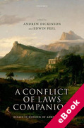 Cover of A Conflict of Laws Companion: Essays in Honour of Adrian Briggs (eBook)