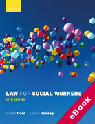 Cover of Law for Social Workers (eBook)
