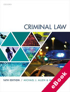 Cover of Criminal Law (eBook)