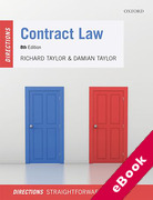 Cover of Contract Law Directions (eBook)