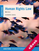 Cover of Human Rights Law Directions (eBook)
