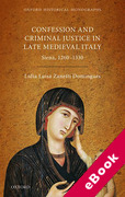 Cover of Confession and Criminal Justice in Late Medieval Italy: Siena, 1260-1330 (eBook)