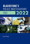 Cover of Blackstone's Police Investigators' Q&A 2022