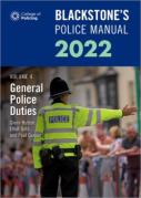 Cover of Blackstone's Police Manual 2022 Volume 4: General Police Duties