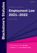 Cover of Blackstone's Statutes on Employment Law 2021-2022