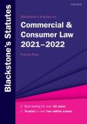 Cover of Blackstone's Statutes on Commercial & Consumer Law 2021-2022