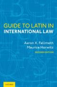 Cover of Guide to Latin in International Law (eBook)