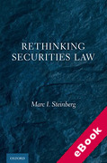 Cover of Rethinking Securities Law (eBook)