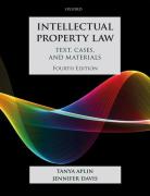 Cover of Intellectual Property Law: Text, Cases, and Materials