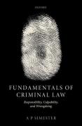 Cover of Fundamentals of Criminal Law: Responsibility, Culpability, and Wrongdoing