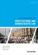 Cover of Cases and Materials on Constitutional and Administrative Law