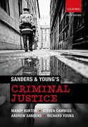 Cover of Sanders & Young's Criminal Justice