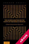Cover of The UN Declaration on the Rights of Indigenous Peoples: A New Interpretative Approach (eBook)