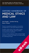 Cover of Oxford Handbook of Medical Ethics and Law (eBook)