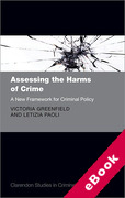 Cover of Assessing the Harms of Crime: A New Framework for Criminal Policy (eBook)